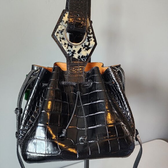 Ganni Crossbody/Bucket Bag "LIKE NEW" - Picture 4 of 16